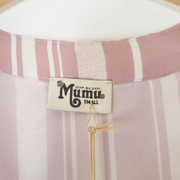 SHOW ME YOUR MUMU x REVOLVE Arie Tie Top NWT Small - Picture 6 of 8